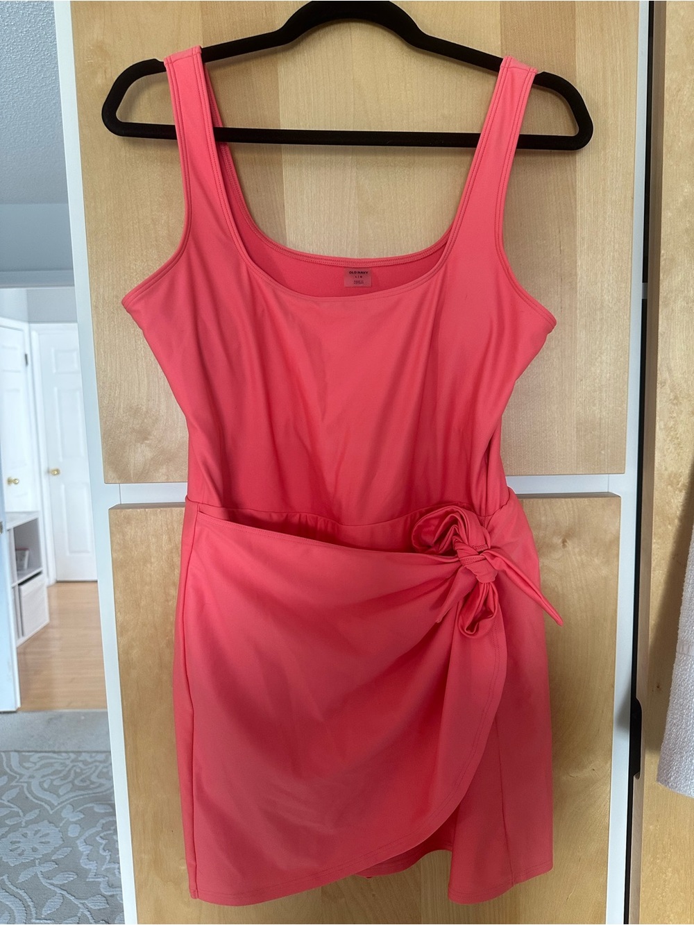 Old Navy Coral Pink Sleeveless Swimdress
